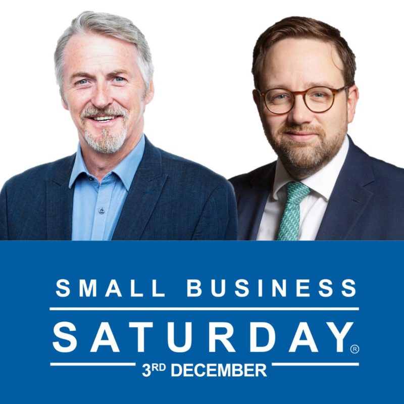 Huw Irranca-Davies MS Chris Elmore MP Small Business Saturday UK