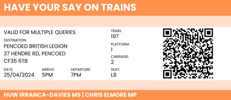Have your say on trains