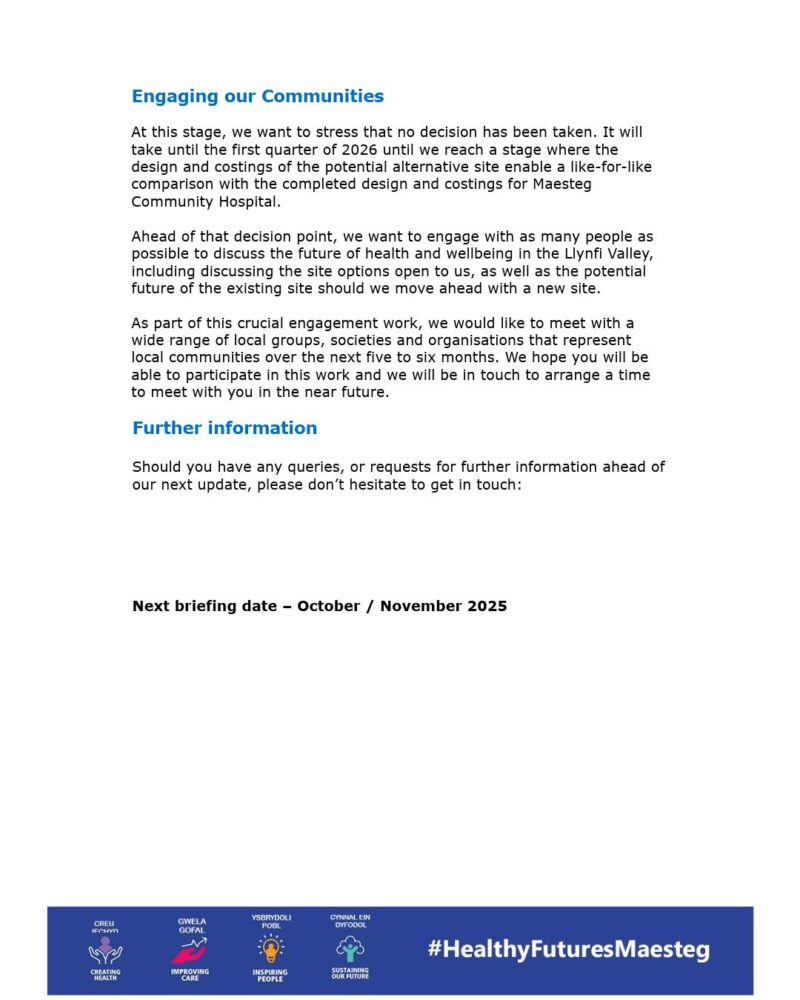 Cwm Taf Briefing August 2025 Page 2